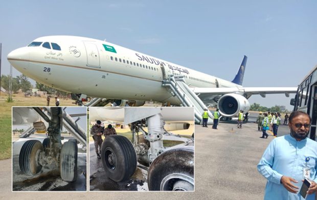 Saudi Airlines: ಲ್ಯಾಂಡಿಂಗ್ ವೇಳೆ ಸೌದಿ ಏರ್‌ಲೈನ್ಸ್ ವಿಮಾನದಲ್ಲಿ ಕಾಣಿಸಿಕೊಂಡ ಬೆಂಕಿ…