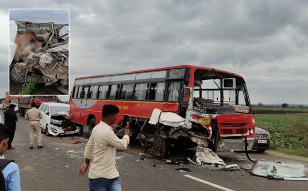 Vijayapura: ಹೊನಗನಹಳ್ಳಿ ಬಳಿ ಸರಣಿ ಅಪಘಾತ… ಓರ್ವ ಮೃತ್ಯು, ಹಲವರಿಗೆ ಗಾಯ