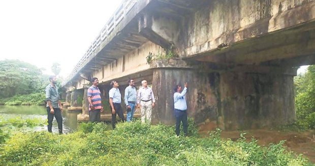 Mangaluru ತಾಂತ್ರಿಕ ಸಮಿತಿಯಿಂದ ಸೇತುವೆ ಪರಿಶೀಲನೆ