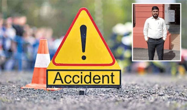 Road Mishap ದ್ವಿಚಕ್ರ ವಾಹನಕ್ಕೆ ಕಾರು ಡಿಕ್ಕಿ: ಸವಾರ ಸಾವು