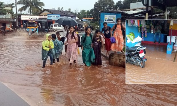 Heavy Rain: ಆನಂದಪುರದಲ್ಲಿ ಭಾರಿ ಮಳೆ ಅಂಗಡಿಗಳಿಗೆ ನುಗ್ಗಿದ ನೀರು