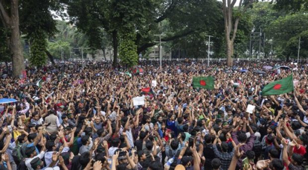 Continued protest in Bangladesh