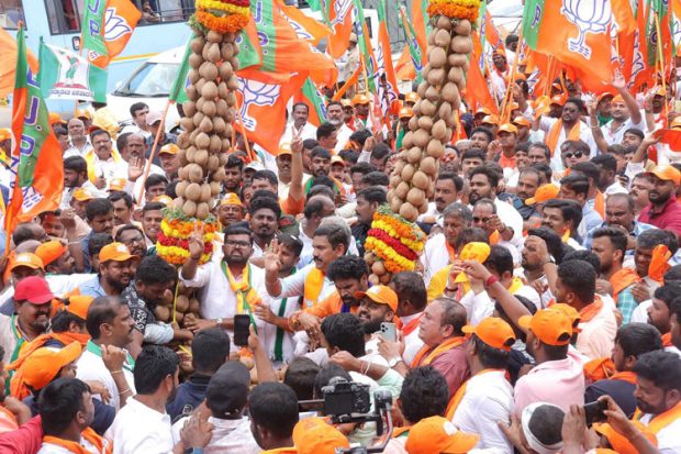 BJP-JDS ಇಂದು ಮೈತ್ರಿ ಶಕ್ತಿ ಪ್ರದರ್ಶನ; ಲಕ್ಷ ಜನರ ಸಮ್ಮುಖದಲ್ಲಿ ಪಾದಯಾತ್ರೆ ಸಮಾರೋಪ