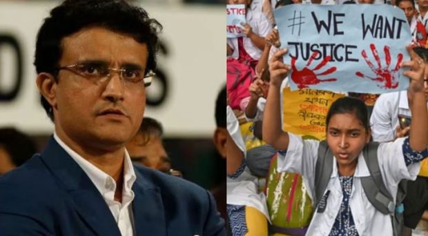 Trainee doctor case: Cricketer Ganguly led the protest today