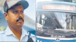 Alert Cop Averts Mishap After Bmtc Bus Driver  got chest pain