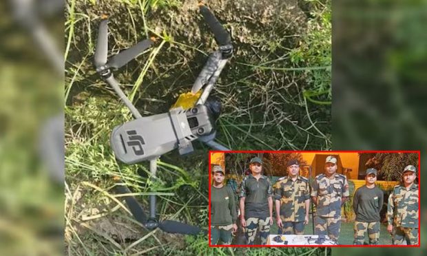 BSF: ಪಾಕ್‌ ಡ್ರೋನ್‌ ಹೊಡೆದುರುಳಿಸಿದ ಬಿಎಸ್‌ಎಫ್; ಹೆರಾಯಿನ್‌ ವಶಕ್ಕೆ