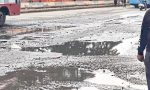 Potholes: ಮೆಜೆಸ್ಟಿಕ್‌ ಬಸ್‌ ನಿಲ್ದಾಣದ ರಸ್ತೆಗಳಲ್ಲಿ ದೊಡ್ಡ ಗುಂಡಿಗಳು