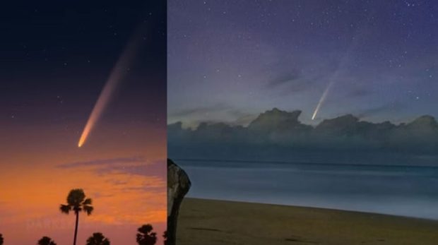 A comet seen once in 80 thousand years!