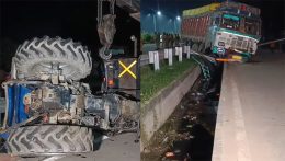 Road Mishap: ಟ್ರಕ್-ಟ್ರ್ಯಾಕ್ಟರ್ ಡಿಕ್ಕಿ; 10 ಕಾರ್ಮಿಕರು ಸಾವು, 3 ಮಂದಿಗೆ ಗಾಯ