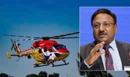 Helicopter: ಮುಖ್ಯ ಚುನಾವಣಾ ಆಯುಕ್ತರು ಪ್ರಯಾಣಿಸುತ್ತಿದ್ದ ಹೆಲಿಕಾಪ್ಟರ್ ತುರ್ತು ಭೂಸ್ಪರ್ಶ