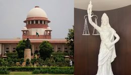 Supreme Court: ಸುಪ್ರೀಂನಲ್ಲಿ ಕಣ್ಣಿಗೆ ಕಪ್ಪು ಪಟ್ಟಿ ಇರದ ನ್ಯಾಯದೇವತೆ ಪ್ರತಿಮೆ ಅನಾವರಣ