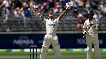 Perth Test: Jaiswal scores century; record partnership with Rahul