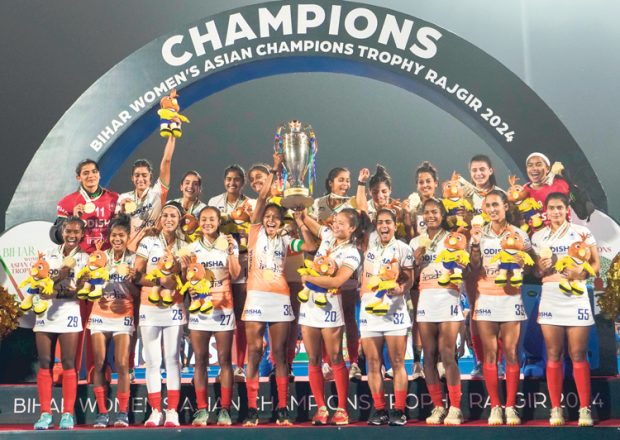 Hockey: ವನಿತಾ ಏಷ್ಯನ್‌ ಚಾಂಪಿಯನ್ಸ್‌ ಟ್ರೋಫಿ ಪಂದ್ಯಾವಳಿ.. ಹಾಕಿ ಕಿರೀಟ ಉಳಿಸಿಕೊಂಡ ಭಾರತ