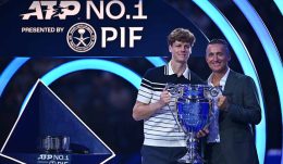 ATP Rankings; Sinner won year-end No.1 rank trophy