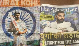 Kohli on the cover of Aussie magazine