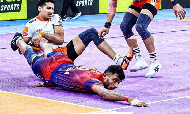 ProKabaddi: 9ನೇ ಜಯ ಸಾಧಿಸಿದ ಯುಪಿ ಪ್ಲೇಆಫ್ ನತ್ತ