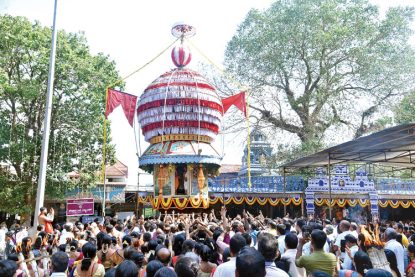 Kumbhashi ಆನೆಗುಡ್ಡೆ ಶ್ರೀ ವಿನಾಯಕ ದೇಗುಲ:ಬ್ರಹ್ಮ ರಥೋತ್ಸವ