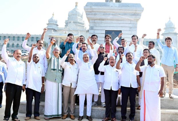 BJP Protest: ಮೀಸಲು ಕೇಳಿದರೆ ಲಾಠಿ ಏಟು: ಬಿಜೆಪಿ ಆಕ್ರೋಶ