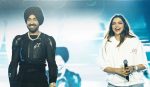 Deepika taught Kannada to Diljit Dosanjh