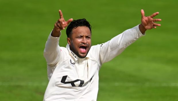 Shakib Al Hasan banned from bowling in ECB games