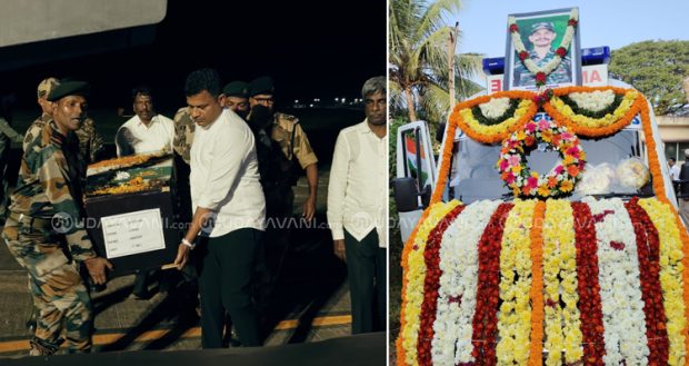 Mangaluru: ಹುಟ್ಟೂರಿನತ್ತ ಯೋಧ ಅನೂಪ್ ಪಾರ್ಥಿವ ಶರೀರ… ಸಂಸದರಿಂದ ಅಂತಿಮ ನಮನ