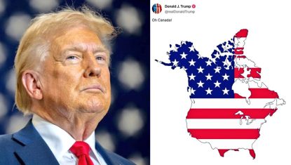 US-Canada Map: ಅಮೆರಿಕ ಭೂಪಟಕ್ಕೆ ಕೆನಡಾ ಸೇರಿಸಿದ ಟ್ರಂಪ್‌: ವಿವಾದ