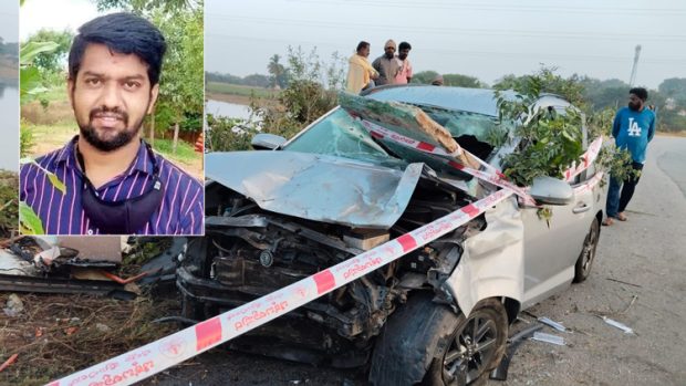 Tragedy: ರಸ್ತೆ ಅಪಘಾತ… ಯುವ ಪರ್ತಕರ್ತ ಮೃತ್ಯು…