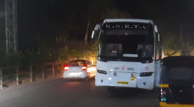 Sullia: Airavata bus stopped